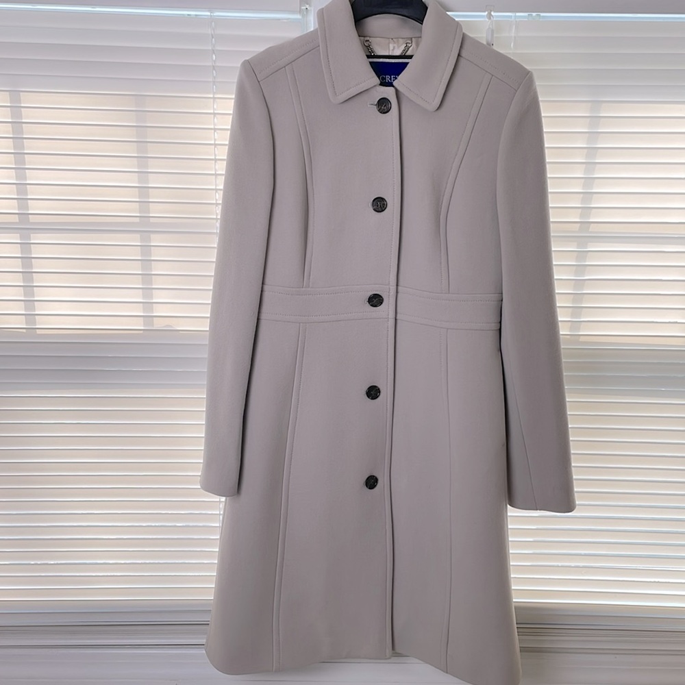 J Crew Italian Double Cloth Lady Coat